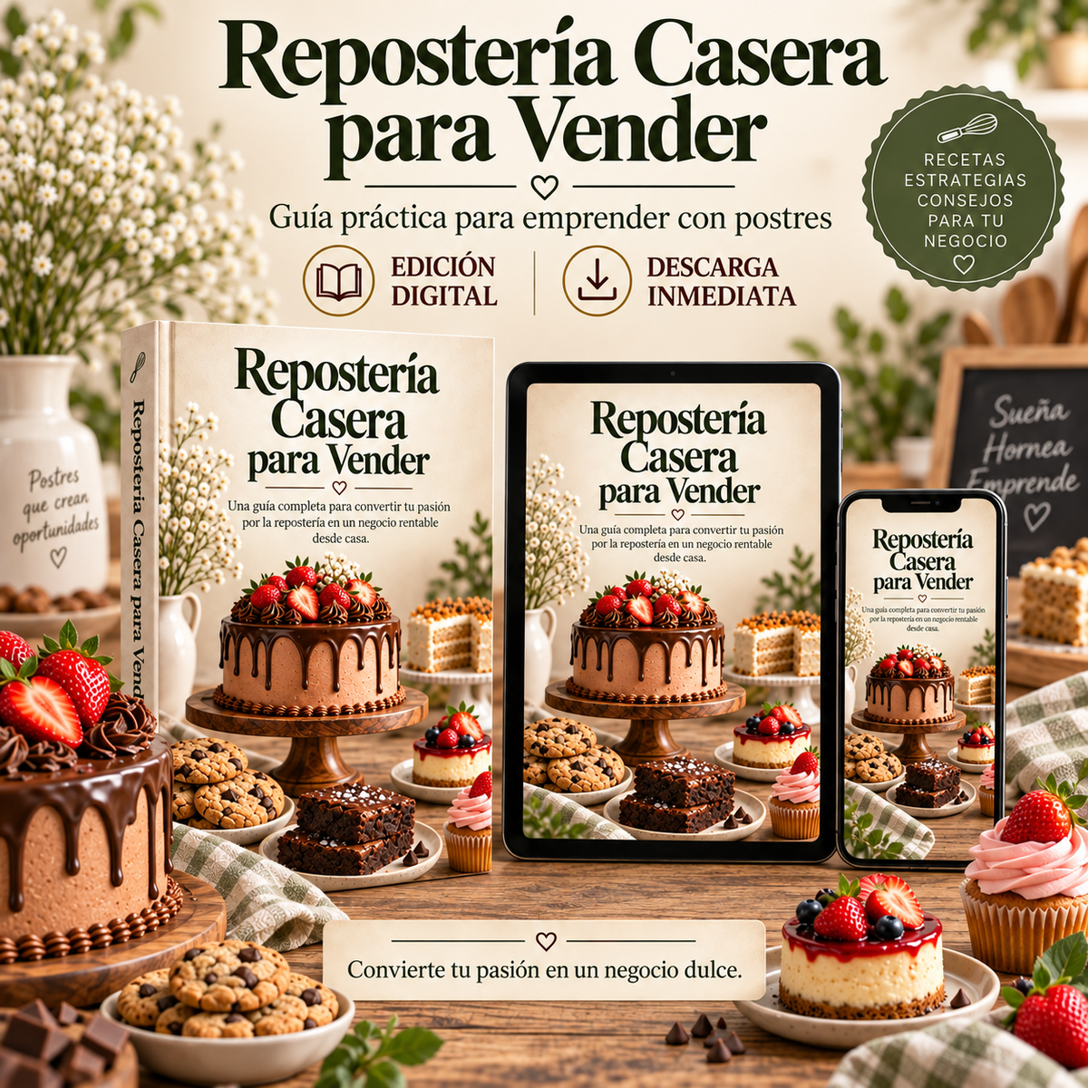 Repostería casera para vender